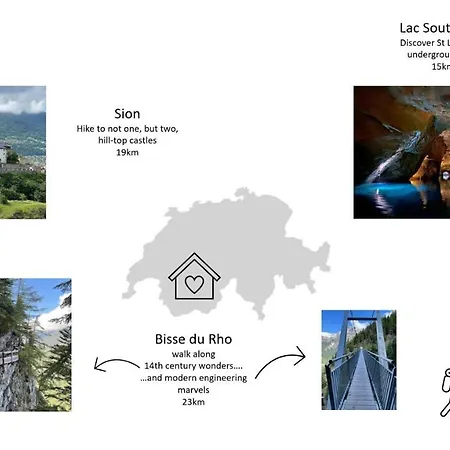 La Jacinthe De Apartamento Crans-Montana